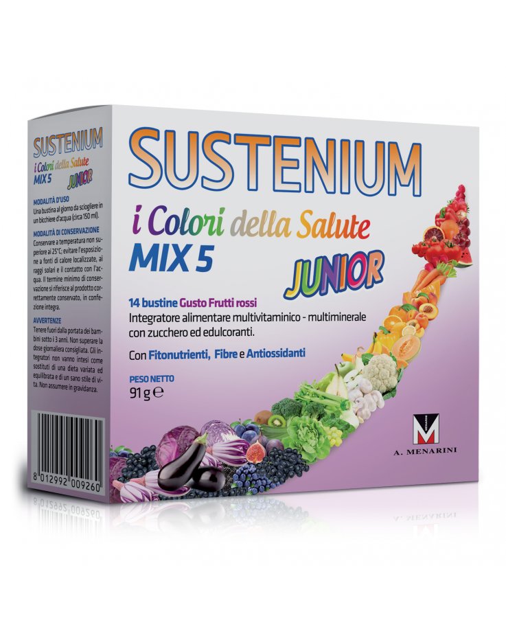 Sustenium I Colori Della Salute Mix5 Junior 14 Bustine