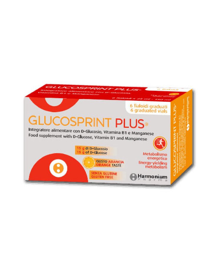 GLUCOSPRINT Plus Arancia 6 fiale