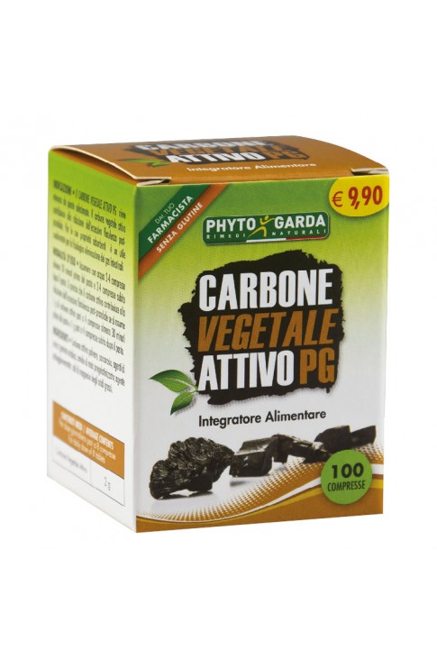 Carbone Vegetale Attivo Pg 100 Compresse