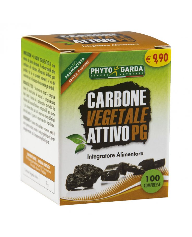 Carbone Vegetale Attivo Pg 100 Compresse