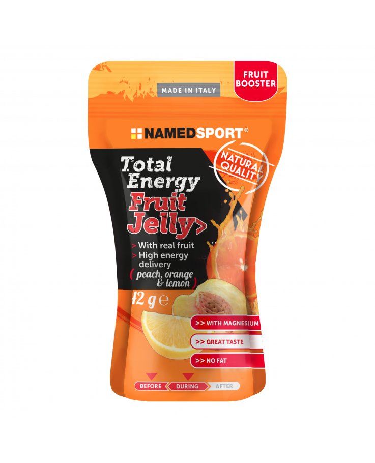 Named Total Energy Fruit Jelly Peach Orange Lemon 42g