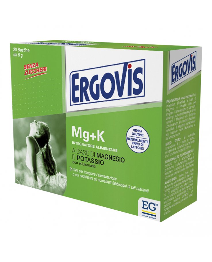 Ergovis MG+K Senza Zucchero 20 Bustine 5g