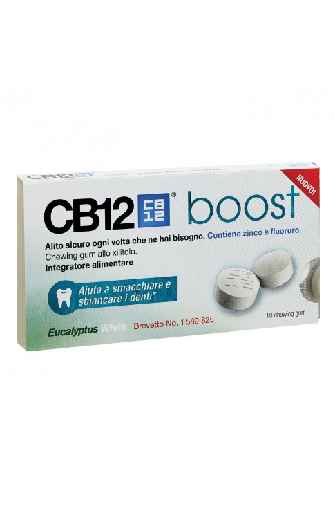 Cb12 Boost Eucal White 10 Chewing-gum