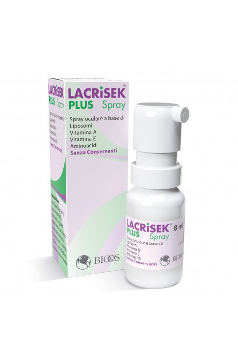Lacrisek plus spray senza conservanti soluzione oftalmica 8 ml