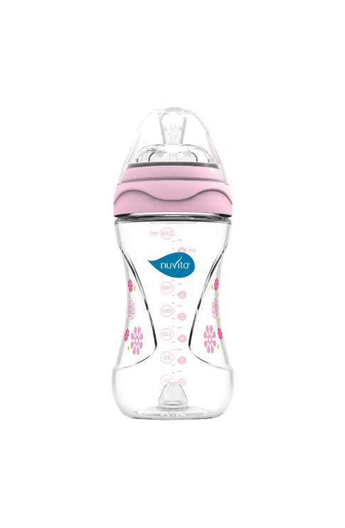 Pigeon Softouch lll Glass Drinking/Feeding Bottle Anti-Colic 240ml Baby 3m+