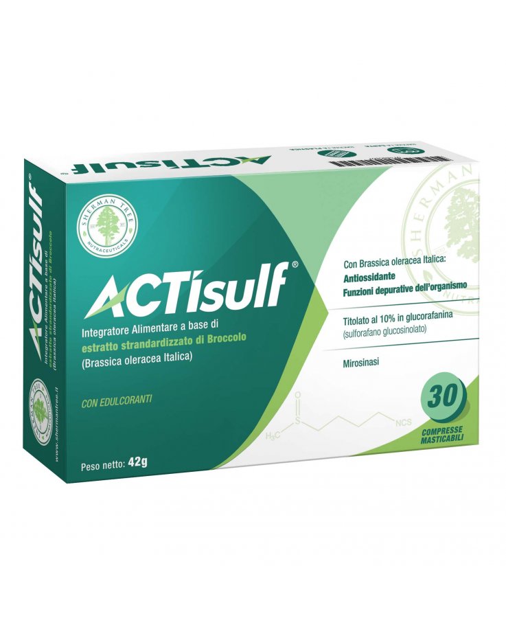 ACTISULF 600MG 30CPR MASTIC