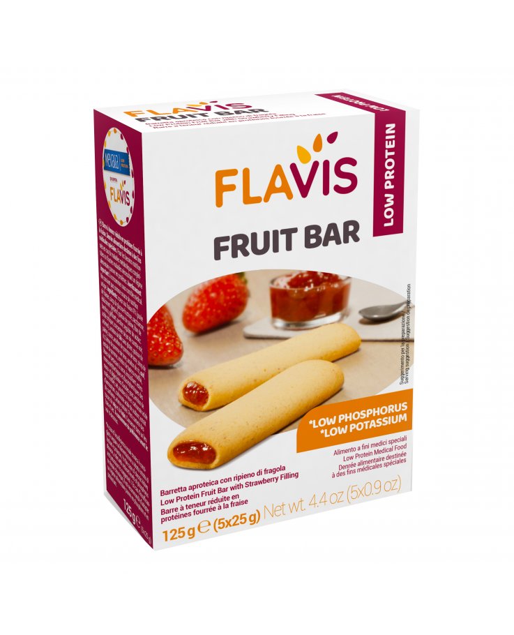 Mevalia Flavis Fruit Bar 125g