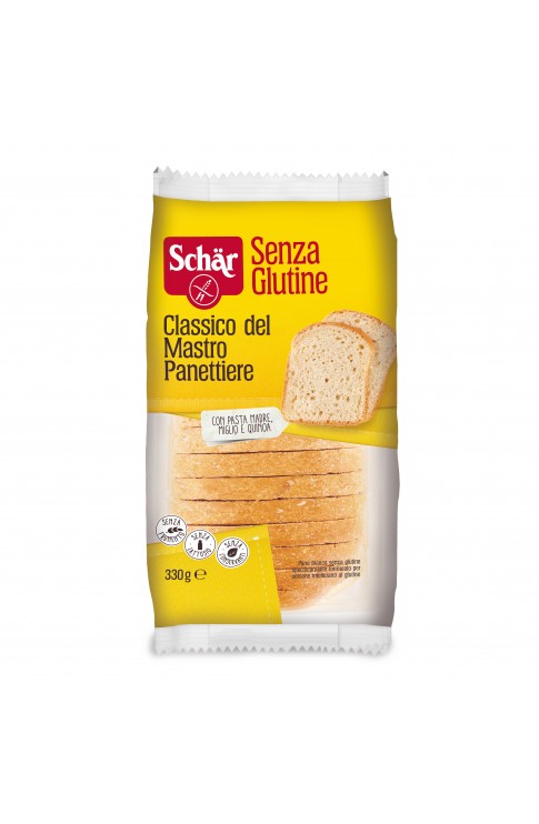 Schar classico del mastro panettiere pane bianco senza lattosio 330 g
