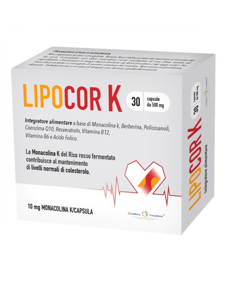 LIPOCOR K 30 Cps 500mg
