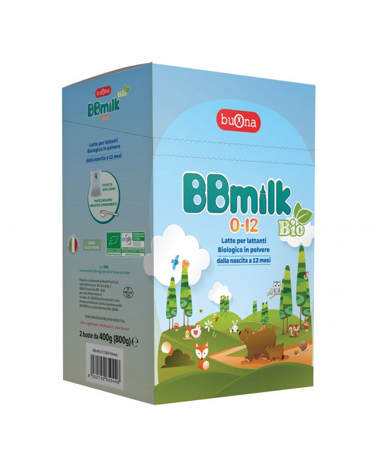 BB Milk 0-12mesi Bio Polv.800g