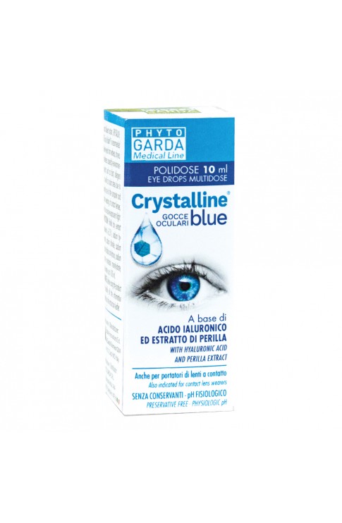 Crystalline Blue Gocce Oculari Polidose 10ml