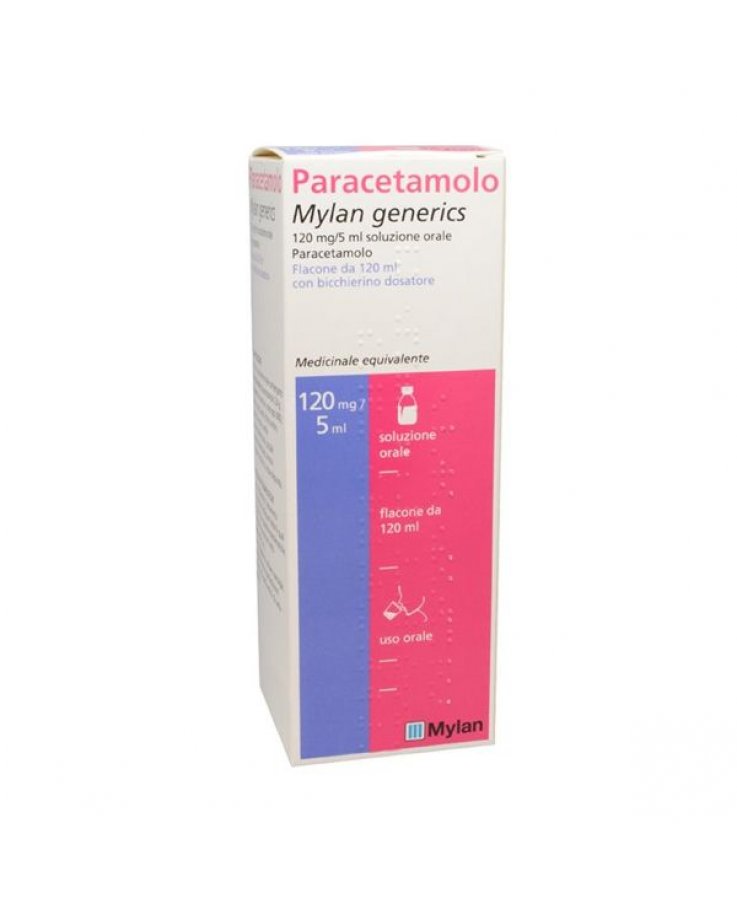 Paracetamolo Mylan Generics 120mg/5ml 120ml